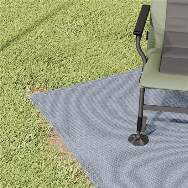 Grote foto vidaxl tentaccessoire blauw grijs polyethyleen 250 x 250 cm caravans en kamperen tenten