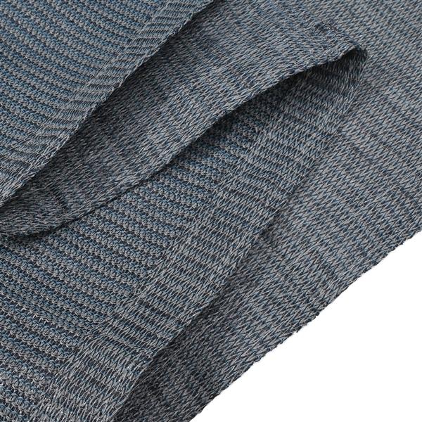 Grote foto vidaxl tent accessoire blauw grijs polyester 200 x 400 cm opvouwbaar caravans en kamperen tenten