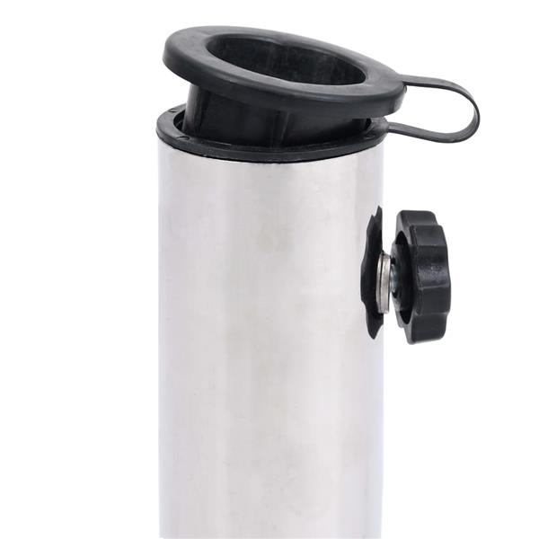Grote foto vidaxl parasolvoet 45x25x8 cm graniet zwart tuin en terras overige tuin en terras