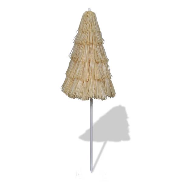 Grote foto vidaxl strandparasol kantelbaar hawaii stijl tuin en terras overige tuin en terras
