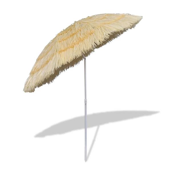 Grote foto vidaxl strandparasol kantelbaar hawaii stijl tuin en terras overige tuin en terras