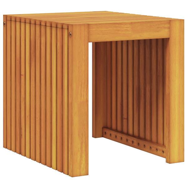 Grote foto vidaxl tuin salontafel 43x36x40 cm van massief teak tuin en terras tuinmeubelen