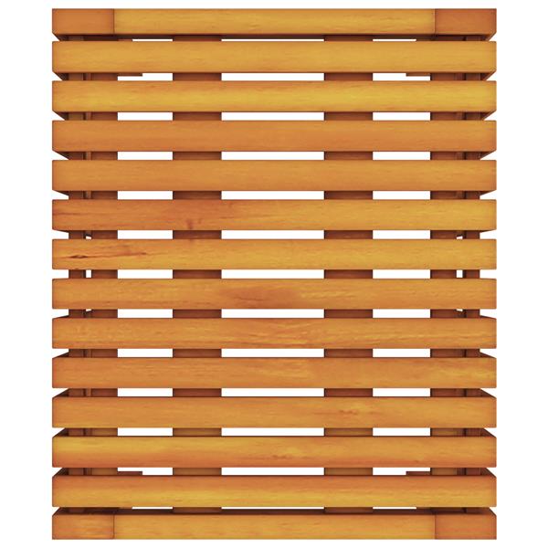 Grote foto vidaxl tuin salontafel 43x36x40 cm van massief teak tuin en terras tuinmeubelen