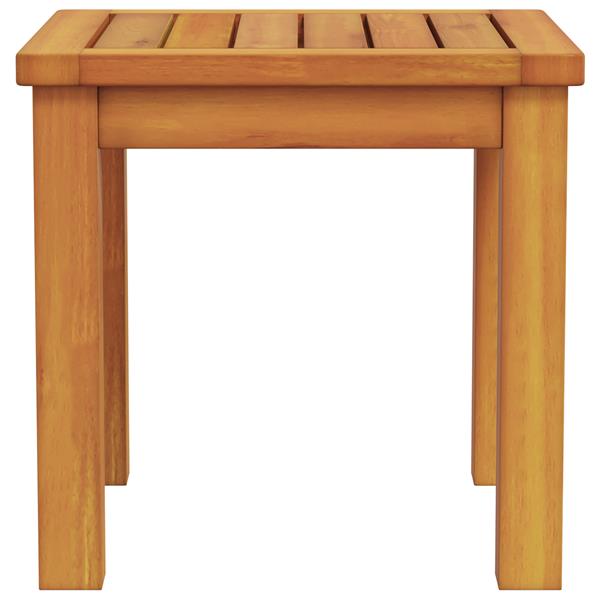 Grote foto vidaxl tuin bijzettafel 35x35x34 cm van massief acaciahout tuin en terras tuinmeubelen