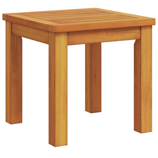 Grote foto vidaxl tuin bijzettafel 35x35x34 cm van massief acaciahout tuin en terras tuinmeubelen