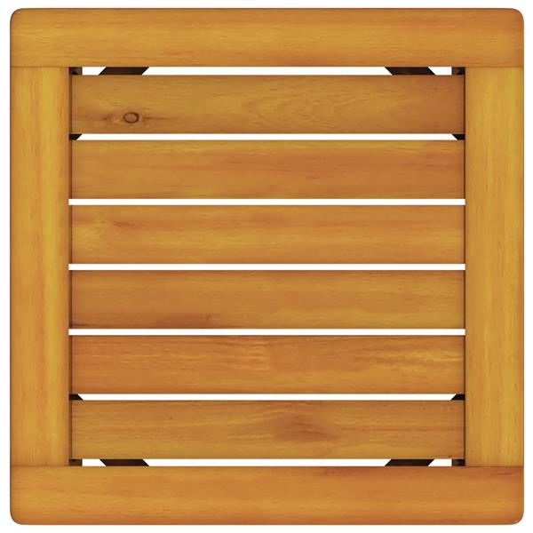 Grote foto vidaxl tuin bijzettafel 35x35x34 cm van massief acaciahout tuin en terras tuinmeubelen