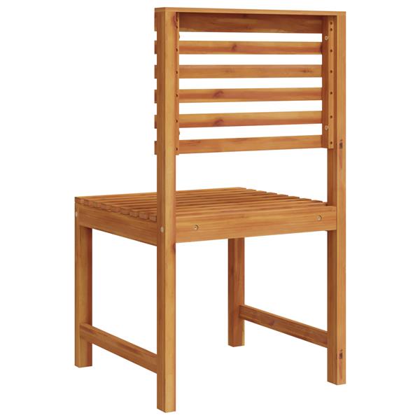 Grote foto vidaxl tuinstoelen 2 st zonder armleuningen massief acaciahout tuin en terras tuinmeubelen