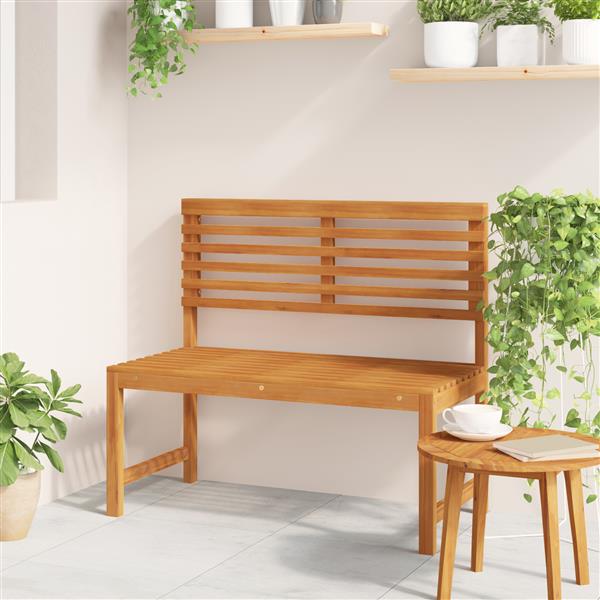 Grote foto vidaxl tuinbank 100x50x91 cm massief acaciahout tuin en terras tuinmeubelen