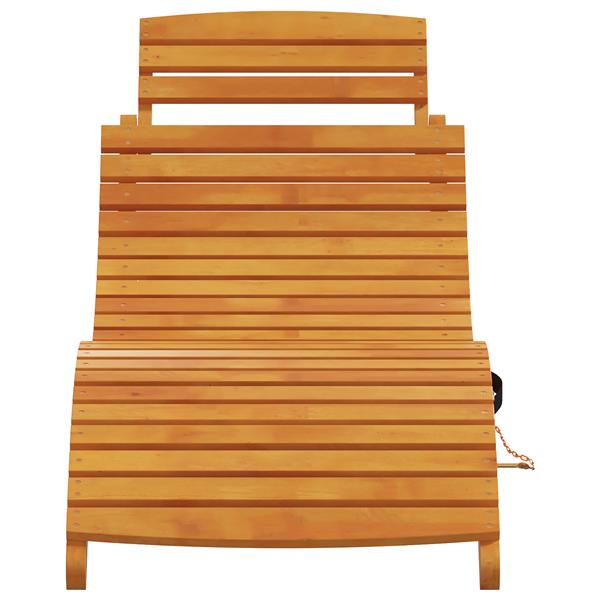 Grote foto vidaxl ligstoelen 2 st massief acaciahout tuin en terras tuinmeubelen