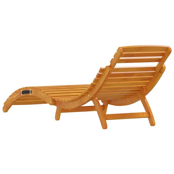 Grote foto vidaxl ligstoelen 2 st massief acaciahout tuin en terras tuinmeubelen