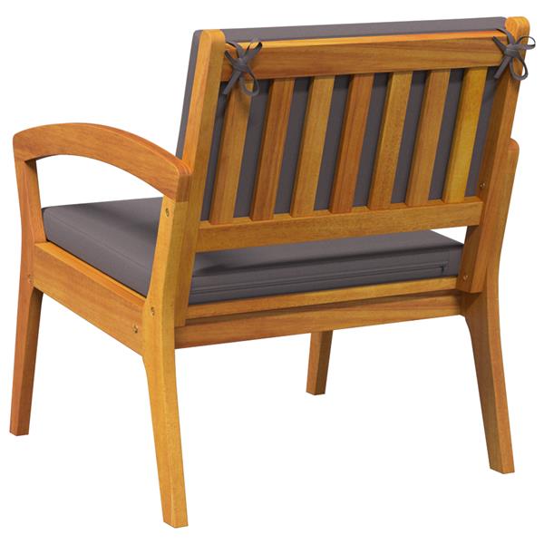Grote foto vidaxl tuinstoelen 2 st 59 5x70 5x72 5 cm massief acaciahout tuin en terras tuinmeubelen