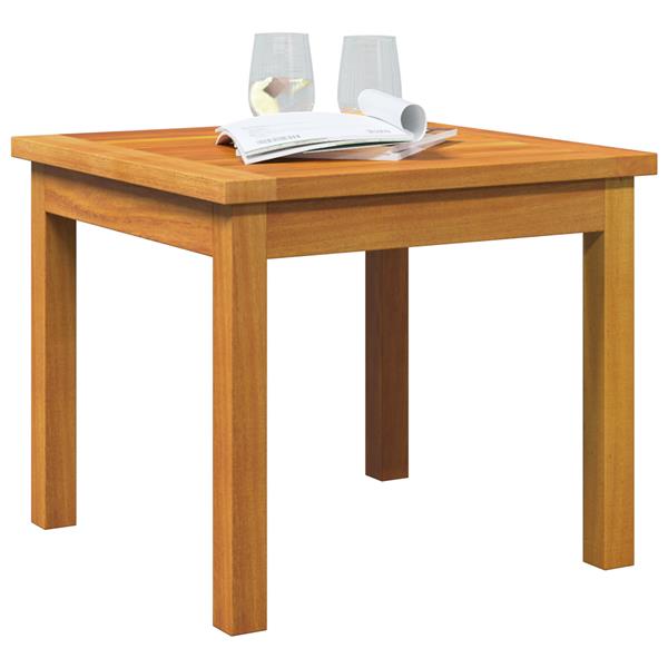 Grote foto vidaxl bijzettafel 45x45x38 cm massief acaciahout tuin en terras tuinmeubelen