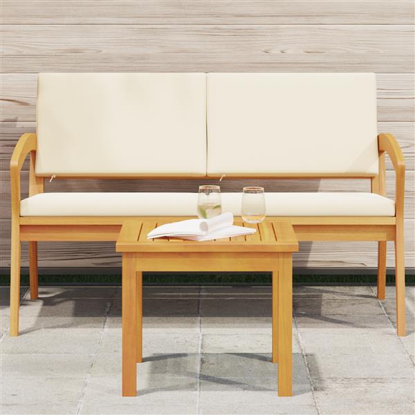 Grote foto vidaxl bijzettafel 45x45x38 cm massief acaciahout tuin en terras tuinmeubelen