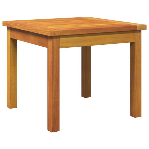 Grote foto vidaxl bijzettafel 45x45x38 cm massief acaciahout tuin en terras tuinmeubelen