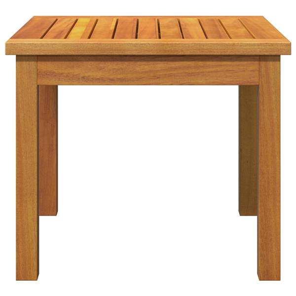 Grote foto vidaxl bijzettafel 45x45x38 cm massief acaciahout tuin en terras tuinmeubelen