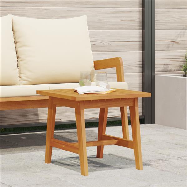 Grote foto vidaxl bijzettafel 45x45x40 cm massief acaciahout tuin en terras tuinmeubelen