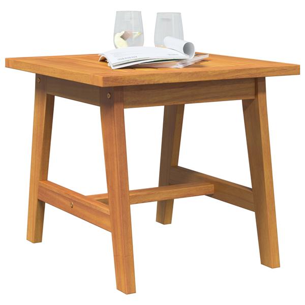 Grote foto vidaxl bijzettafel 45x45x40 cm massief acaciahout tuin en terras tuinmeubelen