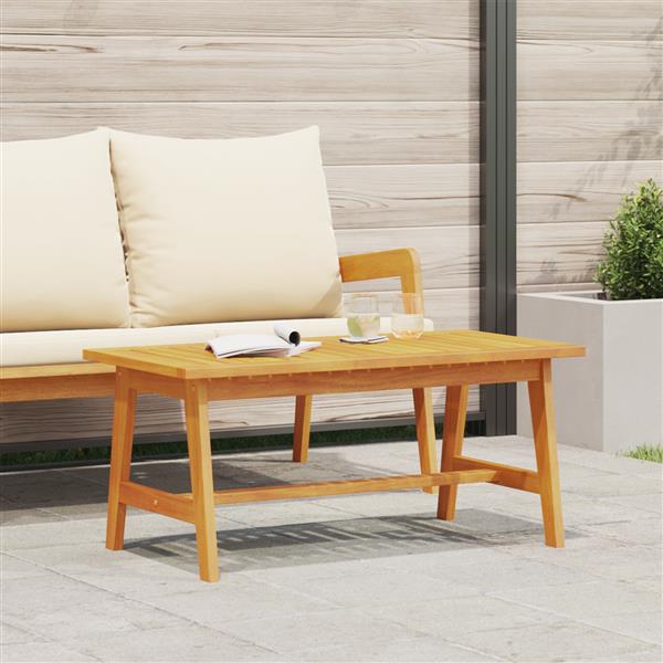 Grote foto vidaxl salontafel 90x45x40 cm massief acaciahout tuin en terras tuinmeubelen