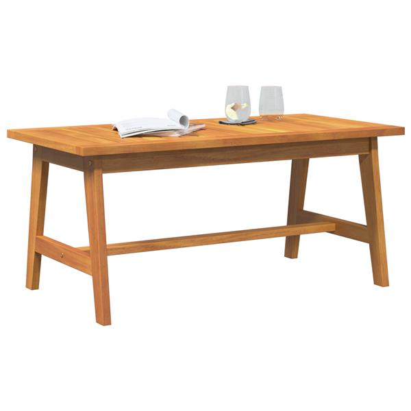 Grote foto vidaxl salontafel 90x45x40 cm massief acaciahout tuin en terras tuinmeubelen