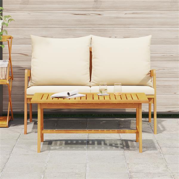 Grote foto vidaxl salontafel 90x45x40 cm massief acaciahout tuin en terras tuinmeubelen