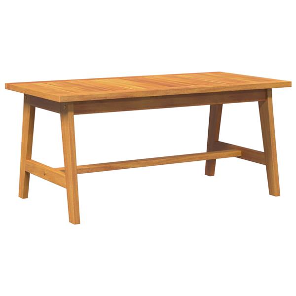 Grote foto vidaxl salontafel 90x45x40 cm massief acaciahout tuin en terras tuinmeubelen