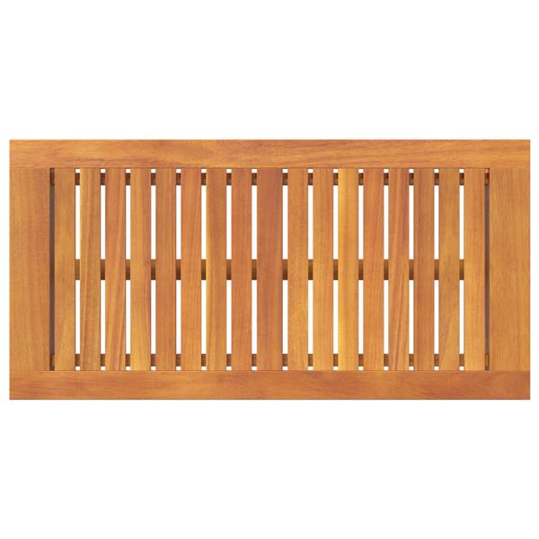 Grote foto vidaxl salontafel 90x45x40 cm massief acaciahout tuin en terras tuinmeubelen