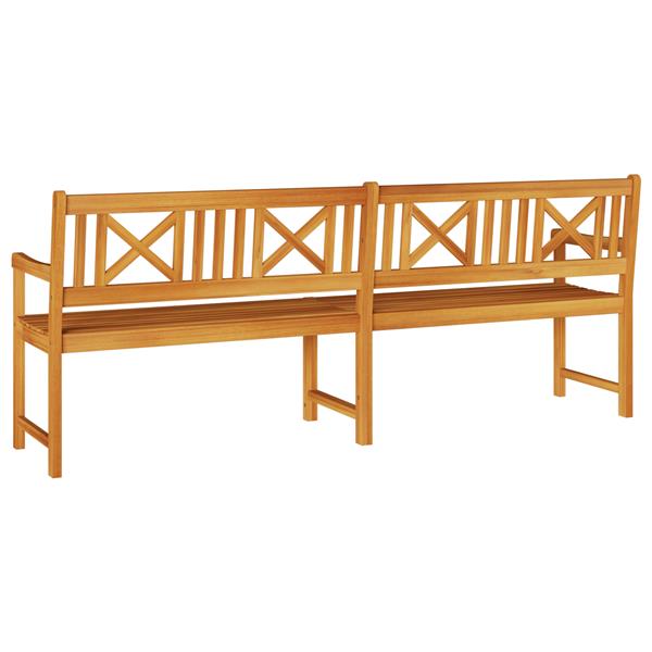 Grote foto vidaxl tuinbank 220x56x90 cm massief hout acacia tuin en terras tuinmeubelen