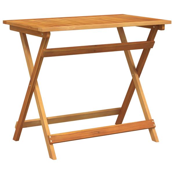 Grote foto vidaxl 5 delige bistro set met kussens van massief acaciahout tuin en terras tuinmeubelen