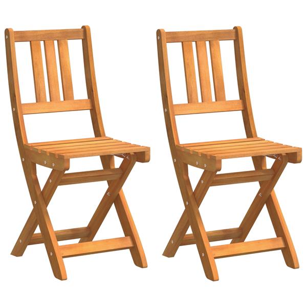 Grote foto vidaxl vouwtuinstoelen 2 stuks 36x46x85 cm massief acaciahout tuin en terras tuinmeubelen