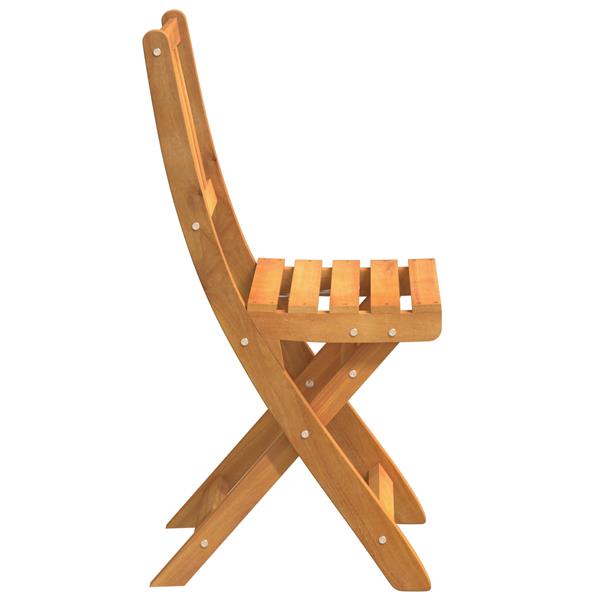 Grote foto vidaxl vouwtuinstoelen 2 stuks 36x46x85 cm massief acaciahout tuin en terras tuinmeubelen
