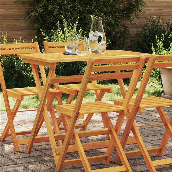 Grote foto vidaxl vouwbare tuin tafel rechthoekig 100x55x75 cm van massief acaciahout tuin en terras tuinmeubelen