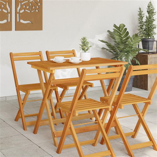 Grote foto vidaxl vouwbare tuin tafel rechthoekig 100x55x75 cm van massief acaciahout tuin en terras tuinmeubelen