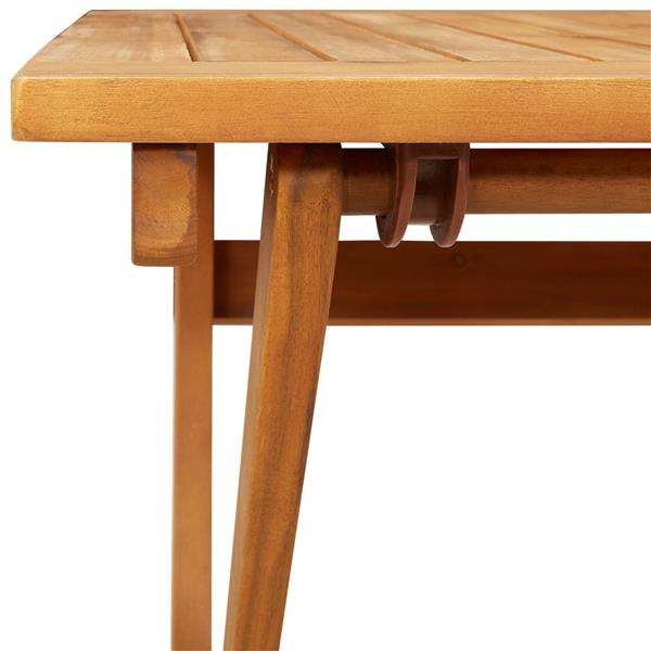 Grote foto vidaxl vouwbare tuin tafel rechthoekig 100x55x75 cm van massief acaciahout tuin en terras tuinmeubelen