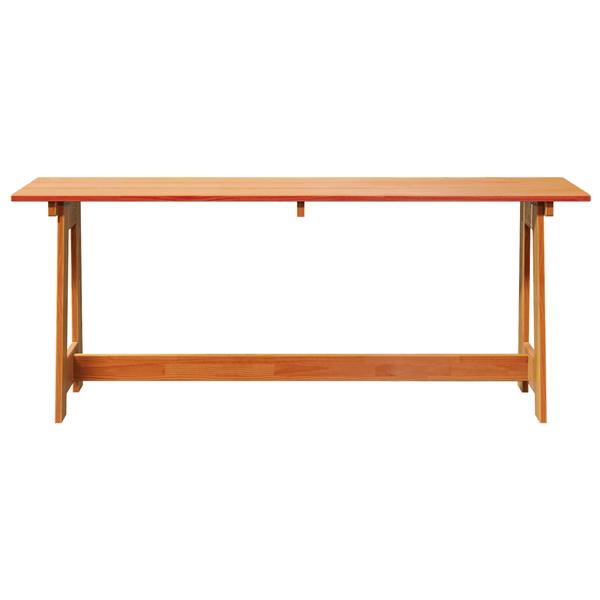 Grote foto vidaxl buitenbank acacia 119x35x47 cm massief hout tuin en terras tuinmeubelen