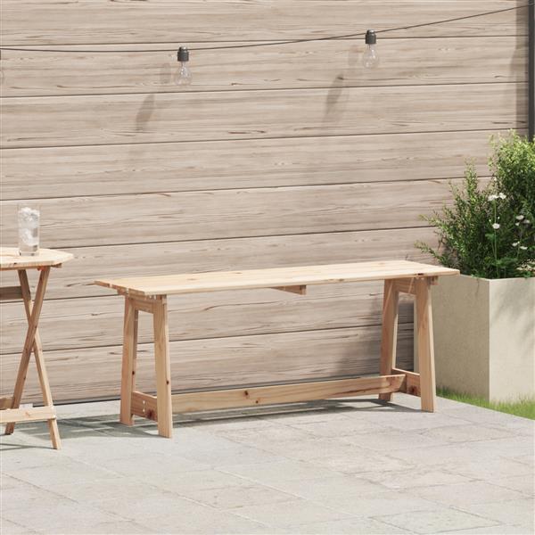 Grote foto vidaxl buitenenbank 119x35x47 cm van massief grenenhout tuin en terras tuinmeubelen
