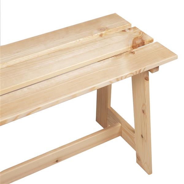 Grote foto vidaxl buitenenbank 119x35x47 cm van massief grenenhout tuin en terras tuinmeubelen