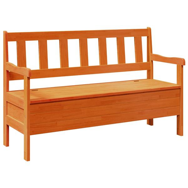 Grote foto vidaxl ligbed acacia 119x76x44 cm massief hout tuin en terras tuinmeubelen