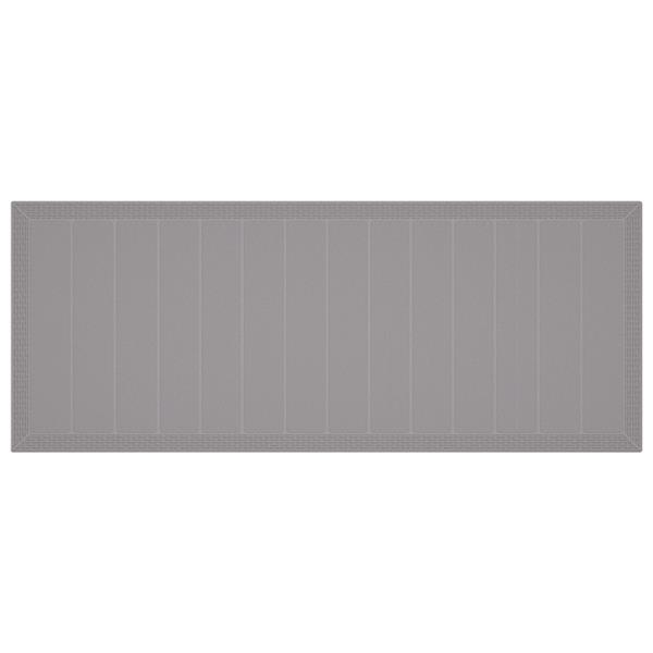 Grote foto vidaxl tuintafel 250x100x73 cm poly rattan lichtgrijs tuin en terras tuinmeubelen
