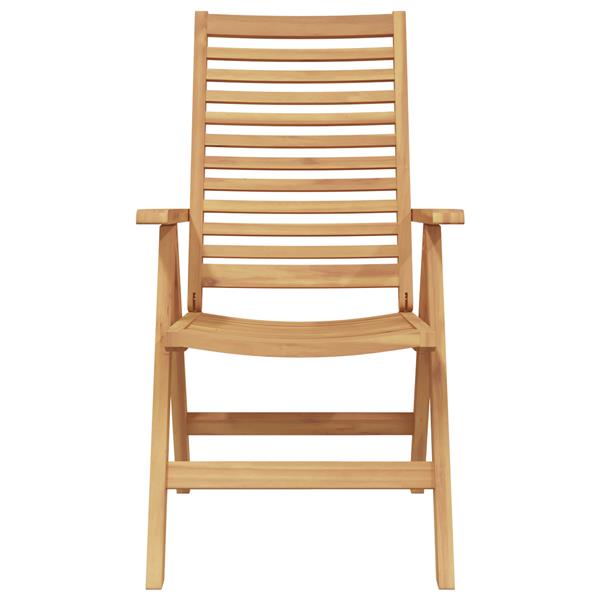 Grote foto vidaxl tuinstoelen 4 st inklapbaar massief teakhout tuin en terras tuinmeubelen