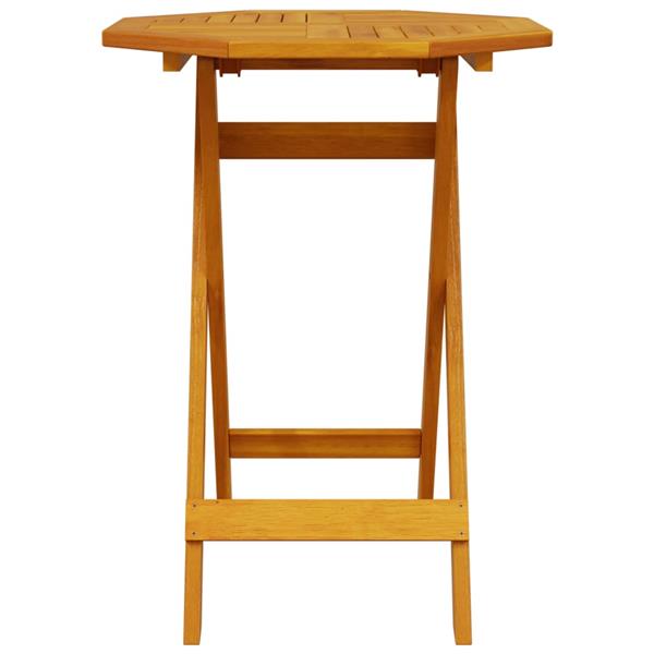 Grote foto vidaxl 3 delige vouw bistro set van massief acaciahout tuin en terras tuinmeubelen