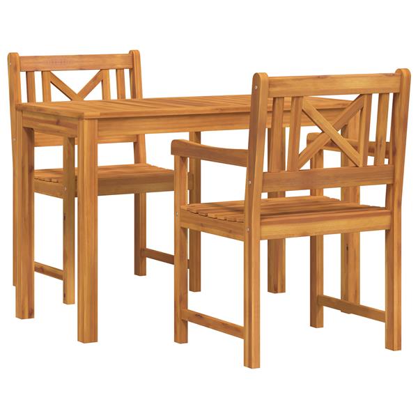 Grote foto vidaxl ligbedden 2 stuks 56x56x90 cm massief acaciahout tuin en terras tuinmeubelen