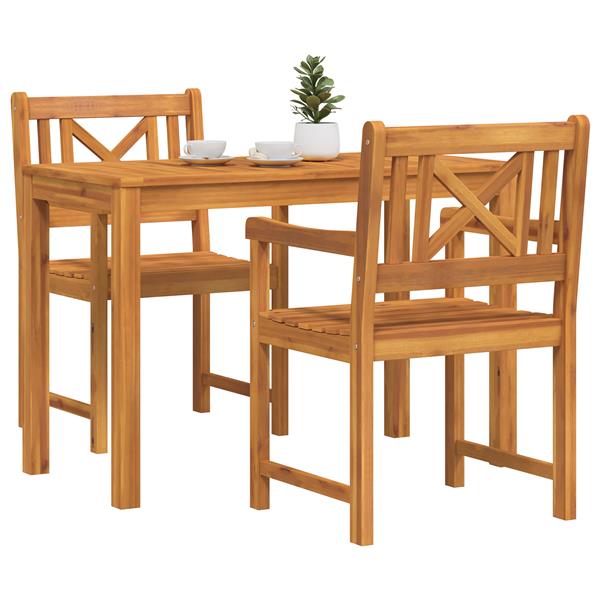 Grote foto vidaxl ligbedden 2 stuks 56x56x90 cm massief acaciahout tuin en terras tuinmeubelen