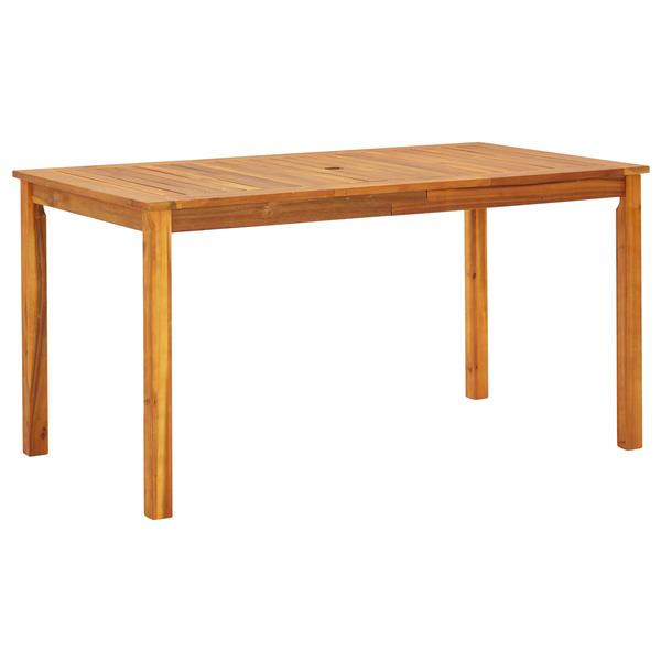 Grote foto vidaxl 5 delige tuinset grijs poly rattan acacia tuin en terras tuinmeubelen