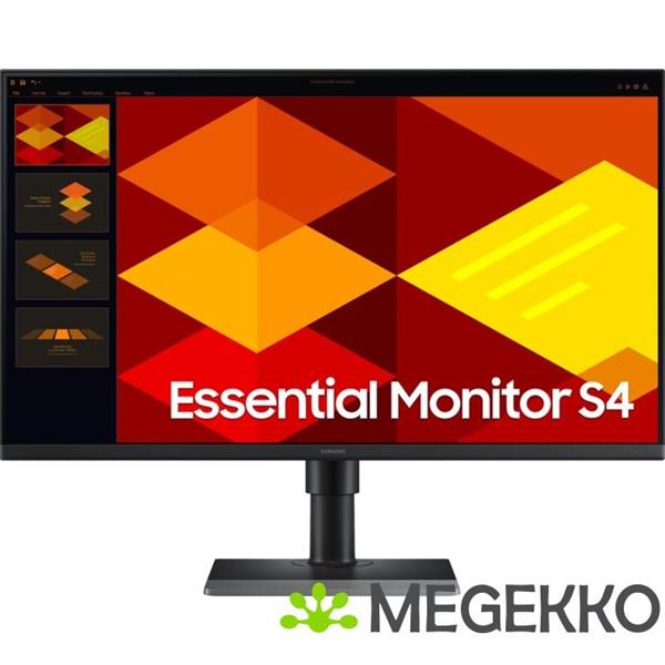 Grote foto samsung essential s4 ls27d406gauxen 27 full hd ips monitor computers en software overige computers en software
