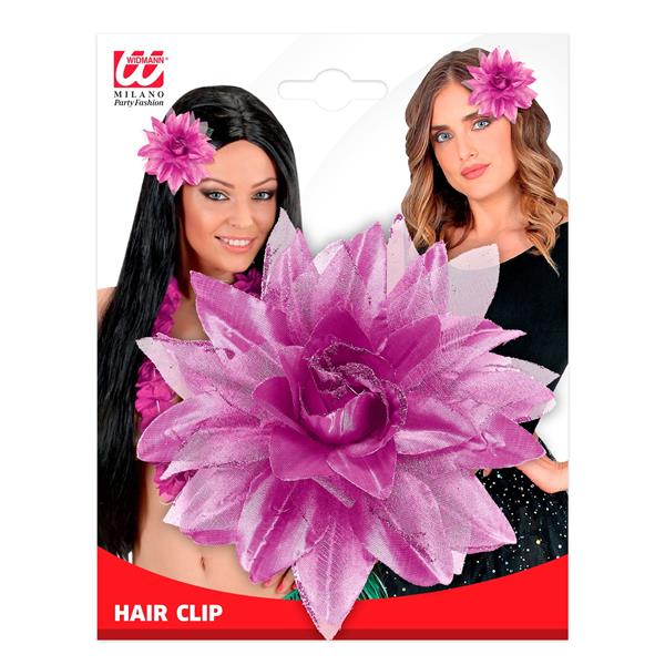 Grote foto haarclip bloem met glitter lichtpaars verzamelen overige verzamelingen
