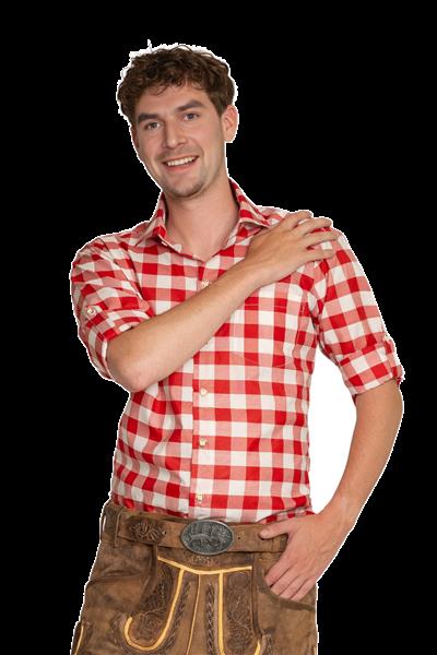 Grote foto trachtenhemd anton rood wit verzamelen overige verzamelingen