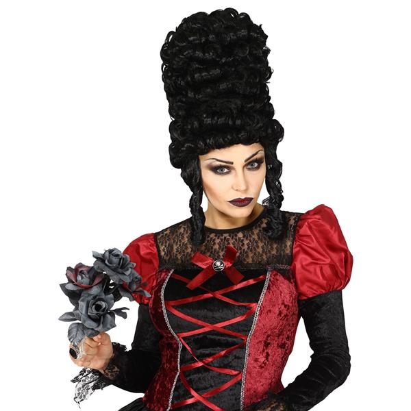 Grote foto pruik gothic extra hoog zwart verzamelen overige verzamelingen