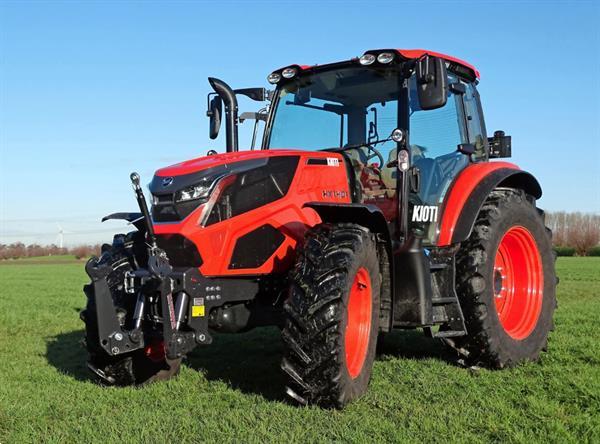 Grote foto kioti hx 1201 pc demo 120 pk front hef pto luchtremmen enz zeer compleet agrarisch tractoren