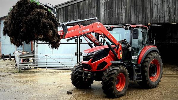 Grote foto kioti hx 1201 pc demo 120 pk front hef pto luchtremmen enz zeer compleet agrarisch tractoren