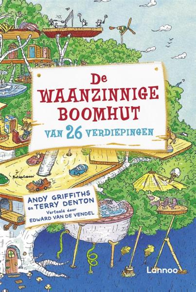 Grote foto de waanzinnige boomhut 2 boeken jeugd 13 jaar en ouder